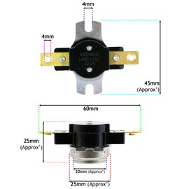 SPARES2GO Shower Switch Compatible with Mira Elite Sport Go Jump Vie Thermal Cut Out Fuse TOC 1736.436
