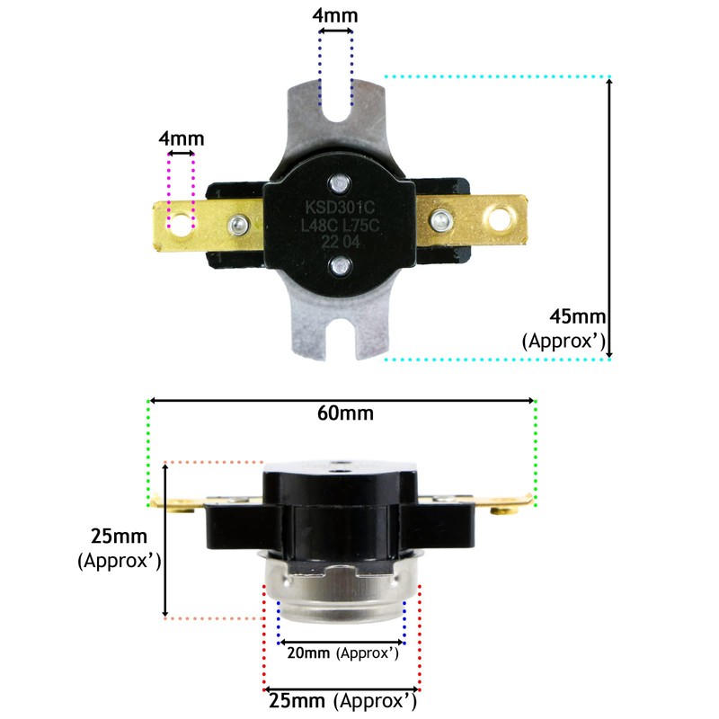 SPARES2GO Shower Switch Compatible with Mira Elite Sport Go Jump