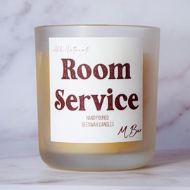 Room Service Aromatherapy Candle - 12 Oz - 80 Hour Burn time- MBur Candle Co.