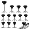 Pack of 12 Single Screw Fitting for Airline Rail, M8