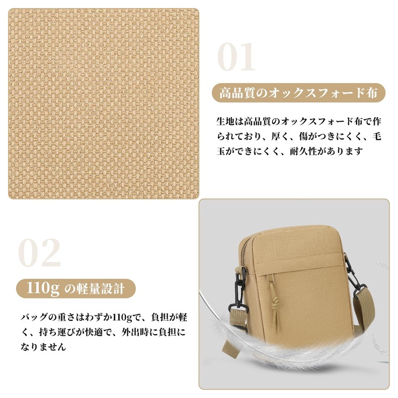 Pokmill Smartphone Pouch, Women's, Men's, Smartphone Shoulder Pouch, Lightweight, Pochette,