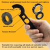 AOXEXOB Wrench Tools, Multi-Function Carbon Steel Wrench Combo for Removal