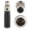2PCS Mini XLR 3pin Male to Mini XLR 4pin Female