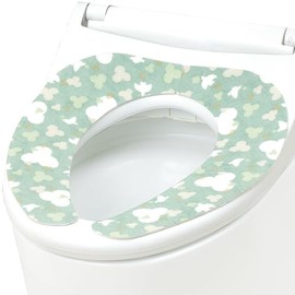 LEC PITA Q Suction Bed Sheet, Antibacterial, Odor-Resistant, Washable (Toilet Seat Cover, Toilet Seat)