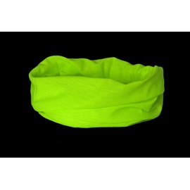 Ruffnek FLUORESCENT YELLOW NECK WARMER/GAITER/SKI MASK - MULTIFUNCTIONAL HEADWEAR Be Safe Be Seen, Nightbright, Safety Clothing - One Size