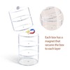 Oubou Belt Organizer, 5-Tier Acrylic Belt Storage & Holder for