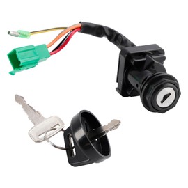 Topteng 2-Position Ignition Switch Lock with Keys for Suzuki LT-4WD QuadRunner 4WD 1987-1995, LT-F 300F KingQuad 4WD 1999-2002, LT-F 4WDX KingQuad 4WD 1991-1998