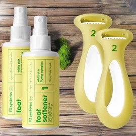 F3 Foot Powder Effect Foot Care Miracle Dead Skin Removal Kit (2 packs) / F3 풋파우더효과 풋케어 미라클 발각질 각질제거 키트 2개 2개입