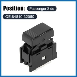 A ABSOPRO Passenger Side Power Window Switch No.84810-32050 with Tool Window Control Switch for Toyota Camry Cressida Corolla Tercel 1985 1986 1987 1988
