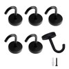 Ymaiss 6Packs Stainless Steel Mount Ceiling Hooks, Under-Shelf Coat Hook,Heavy