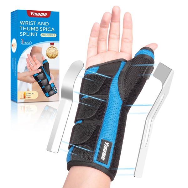 YiYame Wrist and Thumb Support, Thumb Spica Splint, De Quervain's