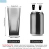 Top-spring Vasos de agua de plástico reutilizables de 12 onzas,
