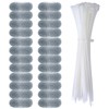 24 Pieces Lint Traps Washing Machine, Stainless Steel Lint Snare