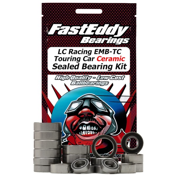 FastEddy Bearings Compatible with LC Racing EMB-TC Touring Car Ceramic