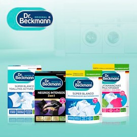 Dr. Beckmann Toallitas Negros Intensos para Renovar Los Tonos Negros y Fibras, 1 Caja con 8 Pzas