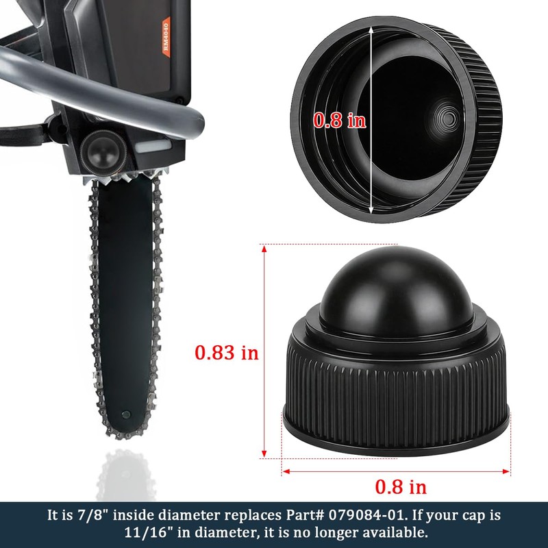 SAQXK 1-Pack 107512-01 Oil Cap Bulb Fits Remington Pole Saw,