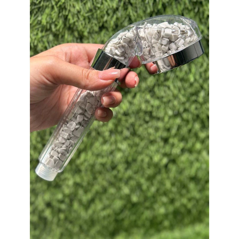 CaNatureLover Moonstone Crystal Shower Head / Natural Crystal Shower Head