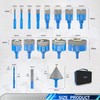Diamond Tile Hole Saw Kit - ZNXIMER Porcelain Tile Drill