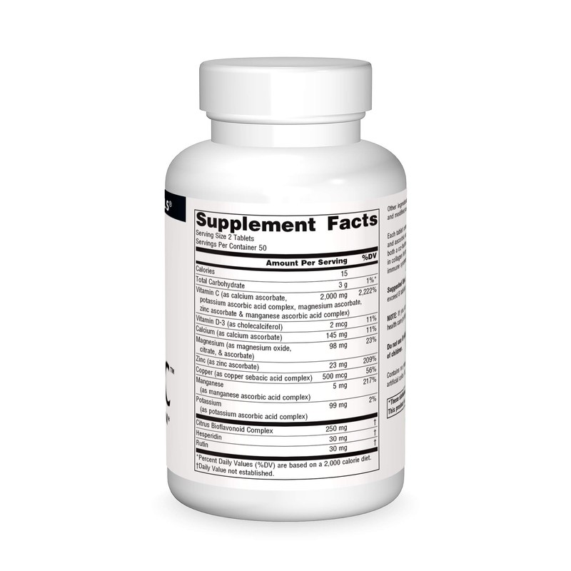 Source Naturals Ultimate Ascorbate C - Vitamin C - 2000