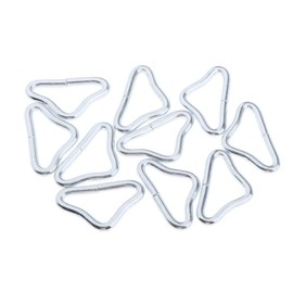 zalati Triangle Ring Buckle 10pcs 1.5" Loop V-Rings Accessories for Trampoline Parts