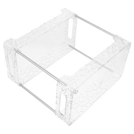 FELTECHELECTR Bathroom Countertop Storage Organizer Makeup Holder for Bathroom Kitchen Bedroom Dual Cosmetic Organizer for Efficient Storage and Easy Access