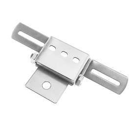 KVAEY Motorcycle License Plate Bracket, Adjustable Fender Eliminator Turn Signal Light Bracket, Universal License Plate Holder with Light Mount for ATV Bike, Motorcycle Accessories (Silver)