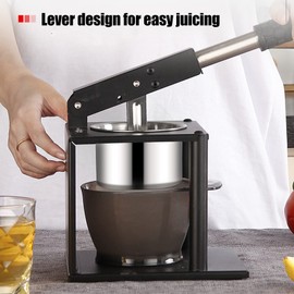 TOPINCN Manual Press Juicer Pomegranate Lemon Squeezer Wi Fruit Machine Watermelon Machine Lever Stainless Steel 304 Stainless Steel Metal 304 Stainless Steel