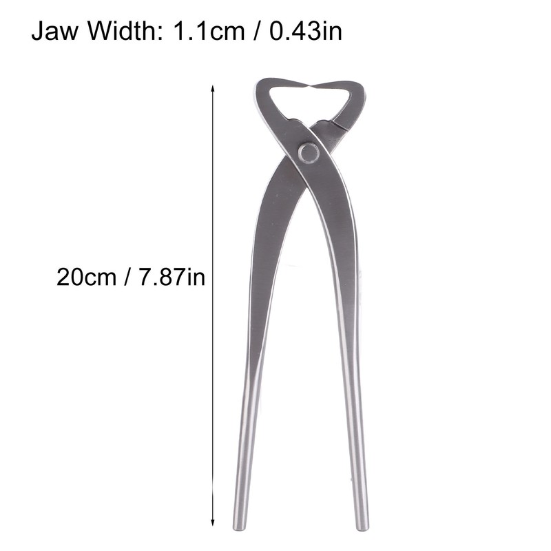 Trunk Splitter Silver Bonsai Modeling Tools Chrome Alloy 20cm Branch