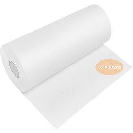 New brothread Tear Away Machine Embroidery Stabilizer Backing 15" x 50 Yd roll - Medium Weight 1.8 oz - Cut into Variable Sizes - for Machine Embroidery and Hand Sewing