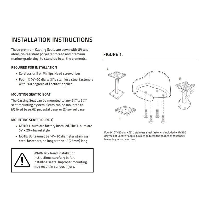 Tempress Pro Casting Boat Seat (White/Gray/Carbon)