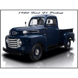 1950 Ford F1 Pickup Truck NEW METAL SIGN: 12 x 16" and Free Shipping