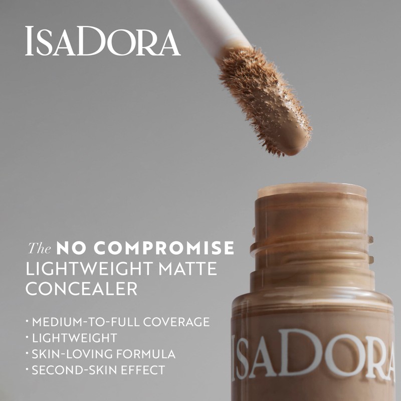 IsaDora No Compromise Lightweight Matte Concealer (5NW, 10 ml)