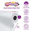 Colorations Dual Surface Paper Roll Classroom Supplies for Arts and
