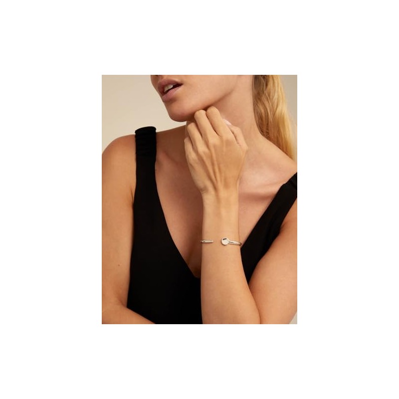 UNO de 50 18k Gold Plated Nail Shape Bracelet One