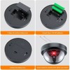 Dummy Camera Fake Security CCTV Dome Camera Flashing Red LED