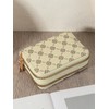 Women's Summer Retro Heart Print Double Zipper Around Coin Purse,