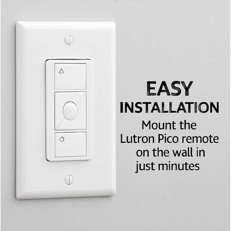 Wall Mount Bracket for Lutron Caseta Pico Remote – 2-Pack
