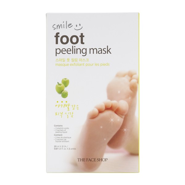 The Face Shop Smile Foot Peeling Mask, K-Beauty