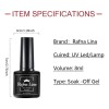 Geles Semipermanente Esmaltes Gama De 12 Uñas Gelesh Uv/led