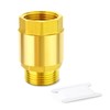 ERGAOBOY 1Pcs Brass One-Way Check Valve, 1/2" BSP Thread Female