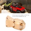 Brass Counterweight Diff Cover set for Axial SCX24 90081 for