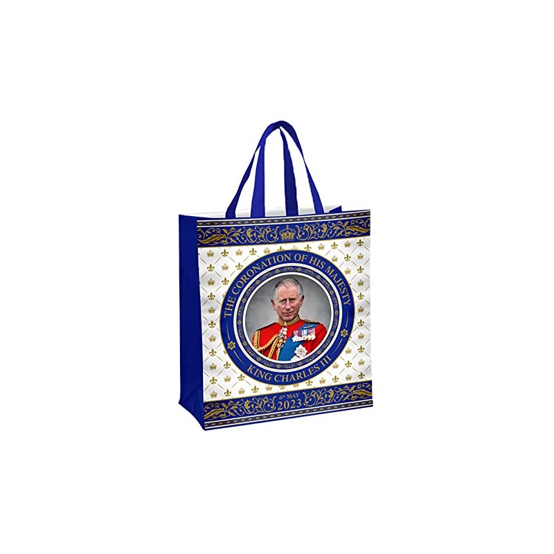 Elgate King Charles III Coronation PP Non Woven Bag Commemorative