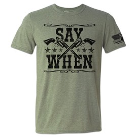 Say When Doc Holliday Shirt I'm in My Prime (Green, Large)