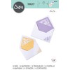 Sizzix Thinlits Die Set 10PK Envelope Liners, Delicate, One Size