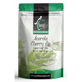 Acerola Cherry Fig Black SUPER FRUIT Tea Blend, 16 oz. Loose Leaf