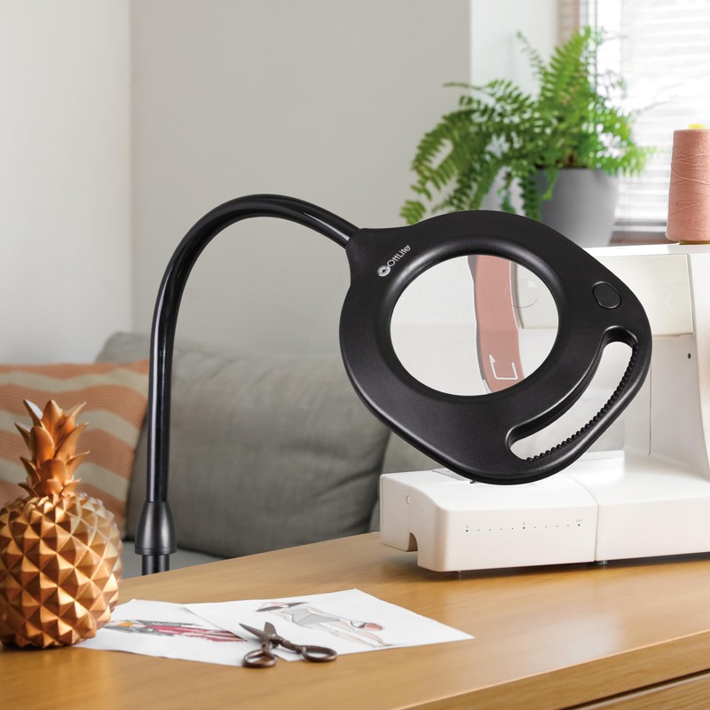 OttLite 2-in-1 ClearSun LED Magnifier Light Floor and Table Lamp
