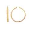 Unbranded Real Gold filled Round Hoop Earrings 18k Layered 50mm