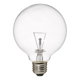 Yazawa Corporation GC100V90W95 Ball Bulb, 100W Shape, Diameter 3.7 inches (95 mm), Clear