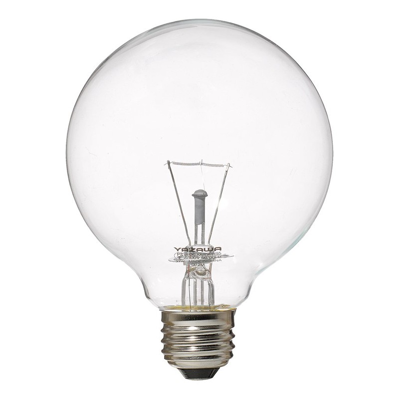Yazawa Corporation GC100V90W95 Ball Bulb, 100W Shape, Diameter 3.7 inches