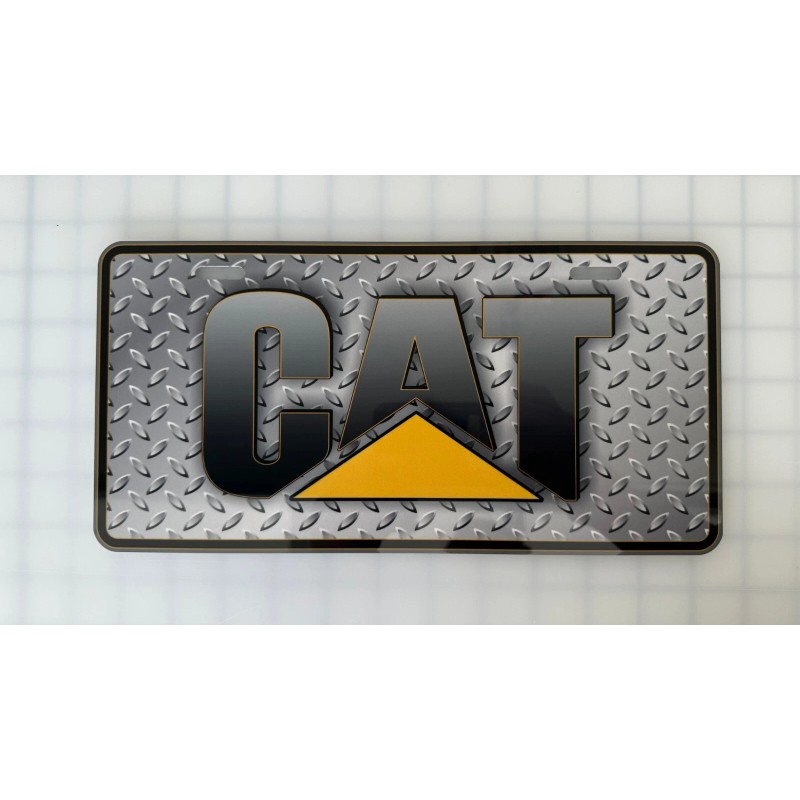 Caterpillar Cat Aluminum Sublimation .045" (1.12mm) License Plate